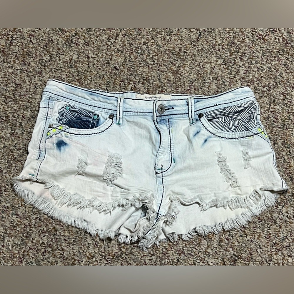 Vintage Y2K womens size 14 booty shorts Hydraulic Denim Shorts size 14 cut‎ off